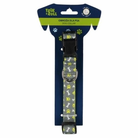 Gadżet Obroża dla psa 2 cm w łapki i kości Trik Roll (560692)
