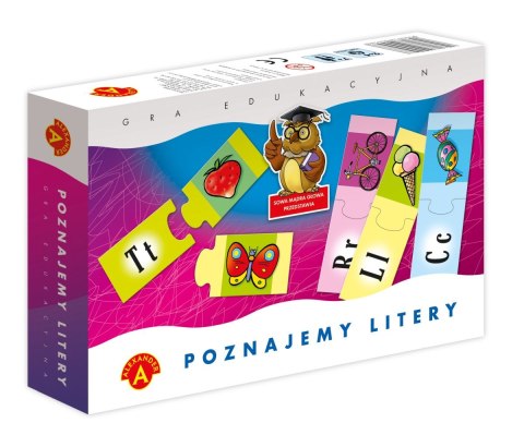 Gra edukacyjna poznajemy litery Alexander (5906018004809)
