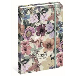 Kalendarz książkowy (terminarz) mat+uv FLOWERS B6 Interdruk (192 strony)