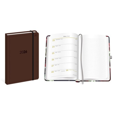 Kalendarz książkowy (terminarz) mat+uv NAVY Interdruk (192 strony)