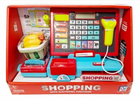 Kasa sklepowa z koszykiem i akcesoriami Swede (Q12405) Kasa sklepowa z koszykiem i akcesoriami Swede (Q12405)