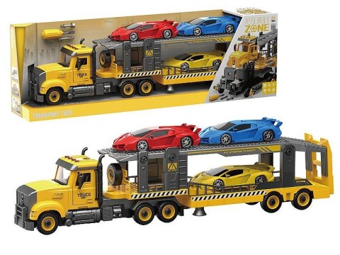 Laweta z autami, do skręcania, światło, dźwięk Adar (612600)