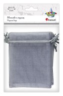 Organza Craft-Fun Series Woreczki z organzy szare Titanum (25BJ033127-4)
