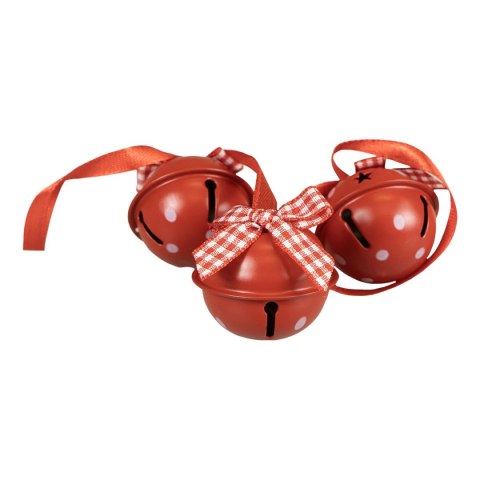 Ozdoba świąteczna Dzwoneczki dekoracyjne - czerwone Arpex (BN7115CZE-6088) Ozdoba świąteczna Dzwoneczki dekoracyjne - czerwone Arpex (BN7115CZE-6088)