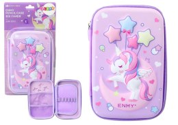 Piórnik 3D Jednorożec Rozkładany Fioletowy Lean (19664)