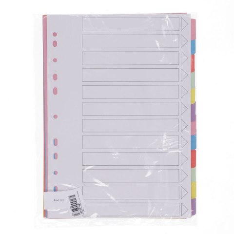 Przekładka czysta A4 mix kolorów 160g 12k Tryton Bis (193)