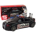 Samochód policyjny 1:16 Czarny Dźwięk Lean (13600)