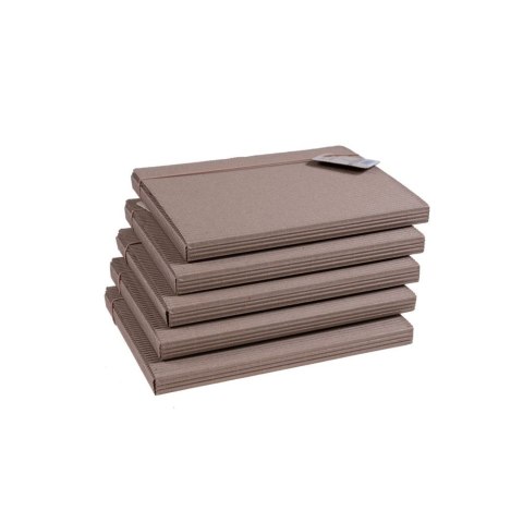 Teczka kartonowa na gumkę A5 szary Kreska