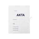 Teczka kartonowa wiązana akta studenta A4 biały 280g Bigo Teczka kartonowa wiązana akta studenta A4 biały 280g Bigo