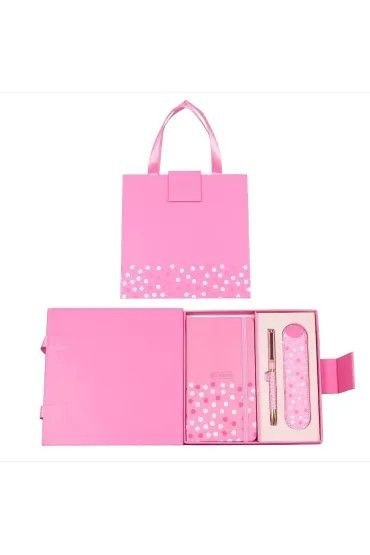 Zestaw piśmienniczy PREMIUM RÓŻOWY DŁUG.+NOTES+ETUI Cresco (851001) Zestaw piśmienniczy PREMIUM RÓŻOWY DŁUG.+NOTES+ETUI Cresco (851001)