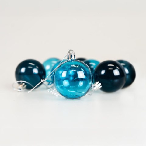 Bombki Zestaw bombek transparentnych (8 szt.) - niebieskie Arpex (BN6538NIE-6149) Bombki Zestaw bombek transparentnych (8 szt.) - niebieskie Arpex (BN6538NIE-6149)