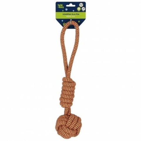 Gadżet Zabawka dla psa Szarpak 39,5 cm pomarańczowy Trik Roll (560879)