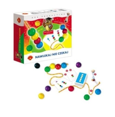 Gra logiczna nawlekaj nie czekaj mini Domino Alexander (5906018004137)