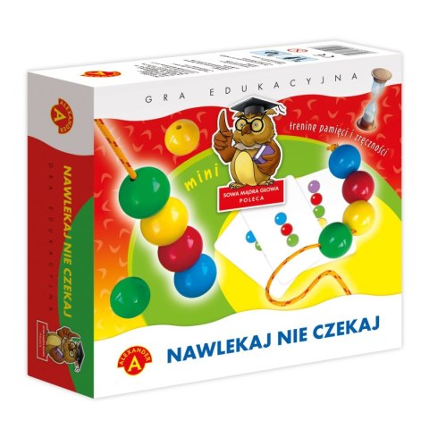 Gra logiczna nawlekaj nie czekaj mini Domino Alexander (5906018004137)