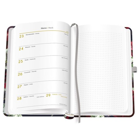 Kalendarz książkowy (terminarz) METAL. SAVAGE B5 Interdruk (192 strony)