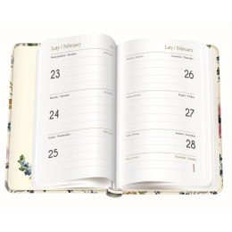 Kalendarz książkowy (terminarz) METALIC STRIPES A6 Interdruk (192 strony)