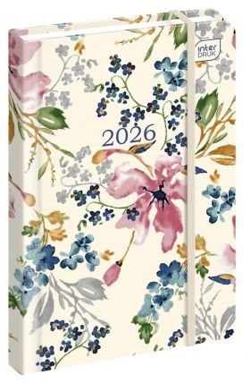 Kalendarz książkowy (terminarz) mat+uv BLOSSOM A6 Interdruk (192 strony)