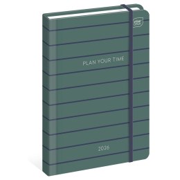 Kalendarz książkowy (terminarz) mat+uv NAVY A6 Interdruk (192 strony)