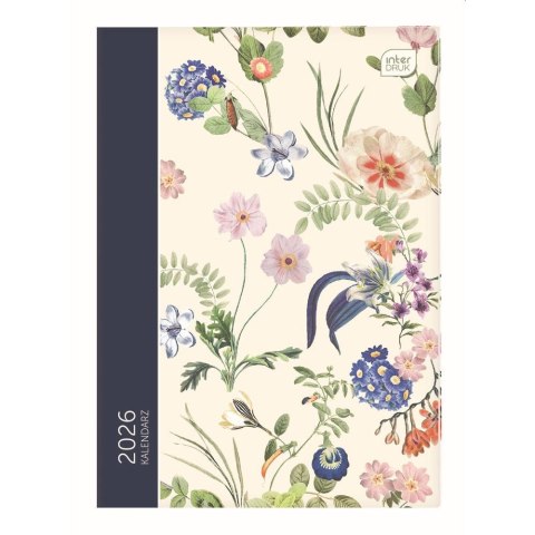 Kalendarz książkowy (terminarz) miękka oprawa HYBRYDA Interdruk (64 stony)