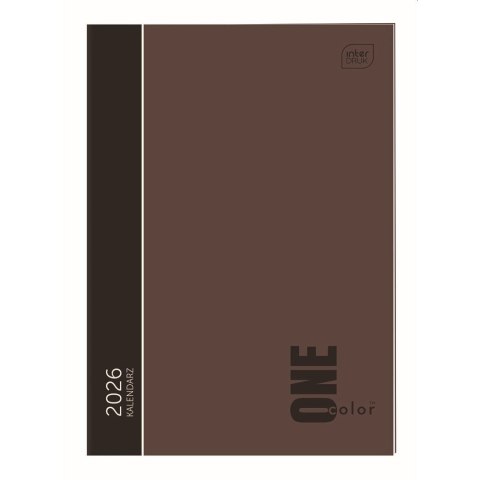 Kalendarz książkowy (terminarz) miękka oprawa HYBRYDA Interdruk (64 stony)