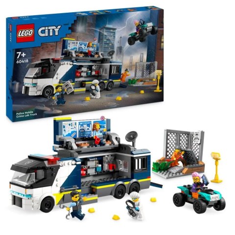 Klocki konstrukcyjne City Policyjna ciężarówka Lego (60418)