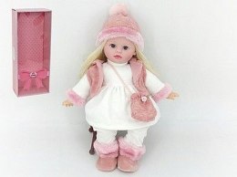 Lalka 40cm, w zimowym ubranku, z dźwiękiem: śpiewa i mówi po polsku [mm:] 400 Adar (526204)