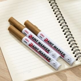 Marker olejowy wkład złoty 2mm okrągła końcówka Deli (EU500-GD)