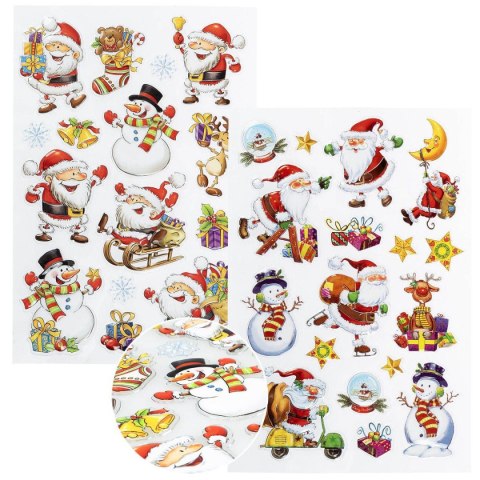 Naklejki świąteczne wesoły Mikołaj Arpex (NR5838) Naklejki świąteczne wesoły Mikołaj Arpex (NR5838)