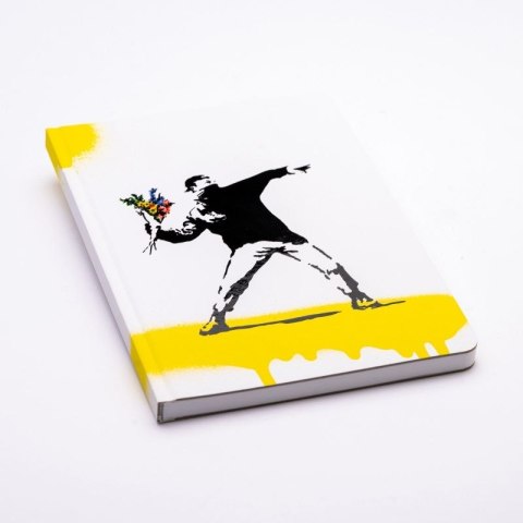 Notes (notatnik) Banksy - Flower 128k. [mm:] 140x210 Pinifarina (PF-PNF1421BSKFL)