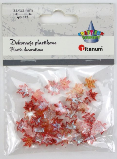 Ozdoba akrylowa Craft-Fun Series liście Titanum (25HH002)