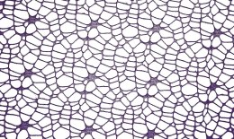 Ozdoba materiałowa Craft-Fun Series siatka koronkowa fioletowa Titanum (25CR0331-20)