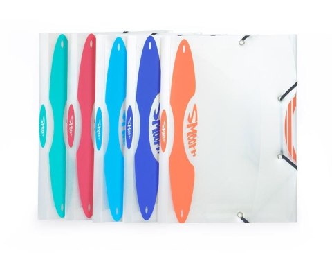 Teczka ofertowa Smooth 3 Flap Folder A4 kolor: czerwony 1 kieszeni Mintra (921051)