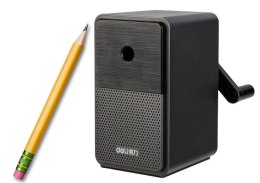 Temperówka na korbkę czarna Lean (20201)