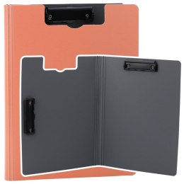Deska z klipem (podkład do pisania) Z Okładką Dwa Klipy A4 Plastikowa Różowa A4 Lean (21725)