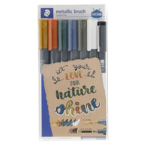 Flamaster pędzelkowy 6 kol. Staedtler (S 8321 TB7)