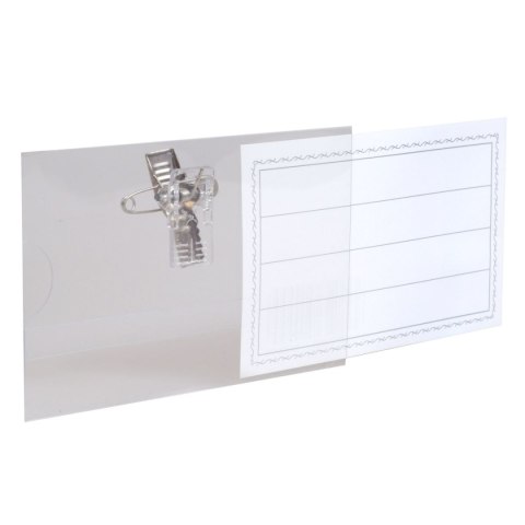 Identyfikator z klipsem [mm:] 87x53 Memobe (MI100-00)