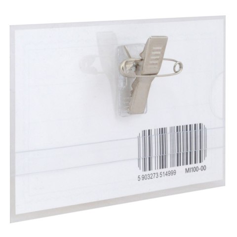 Identyfikator z klipsem [mm:] 87x53 Memobe (MI100-00)