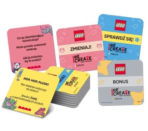 Książeczka edukacyjna LEGO® Recreate. Karty Wyzwań. Natura. Ameet (ACP 6612) Książeczka edukacyjna LEGO® Recreate. Karty Wyzwań. Natura. Ameet (ACP 6612)