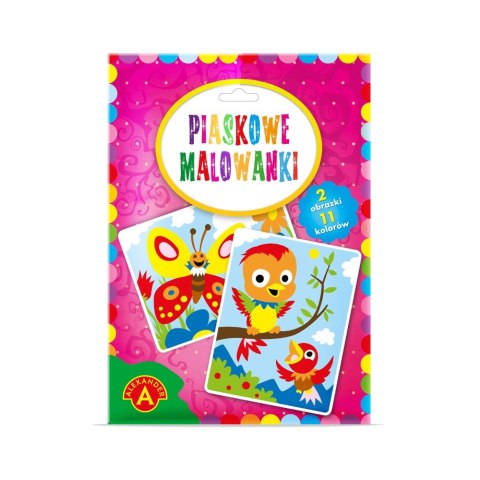 Książeczka edukacyjna Ptaszki, Motyle paskowe malowanki Alexander