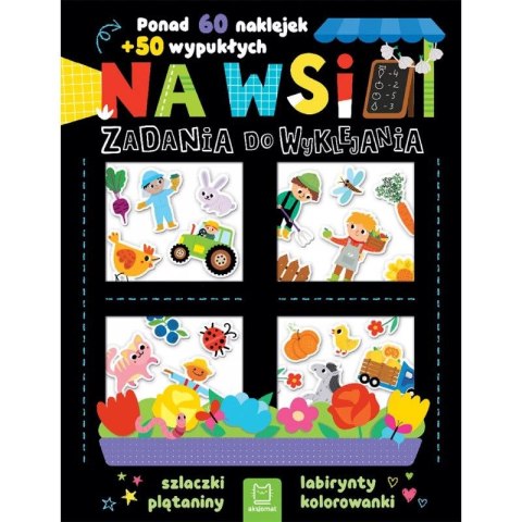 Książka dla dzieci Zadania do wyklejania. Na wsi. Aksjomat