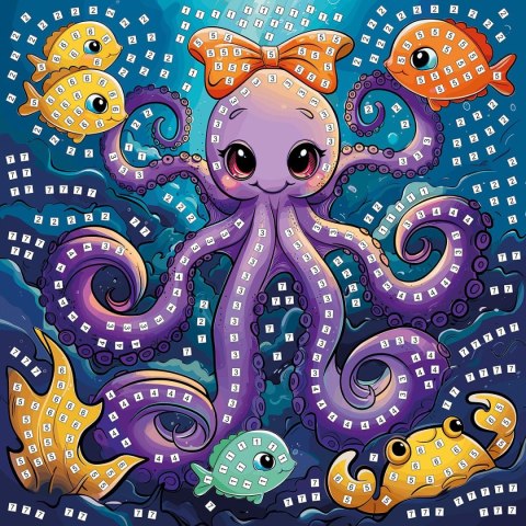 Mozaika ośmiornica Fun&Joy Mozaika ośmiornica Fun&Joy