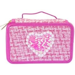 Piórnik Girabrilla Tweedowy - Ciemny Róż Nice Group (0871)