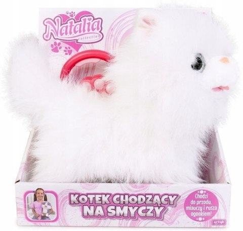 Pluszak interaktywny kotek chodzący na smyczy Artyk (185564)