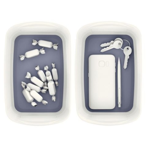 Pudło archiwizacyjne my box pojemnik bez przykrywki biało-szary [mm:] 246x98x 160 Leitz (52571001)