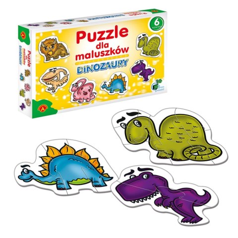 Puzzle DINOZAURY DLA MALUCHÓW mix el. Alexander (5906018005424)
