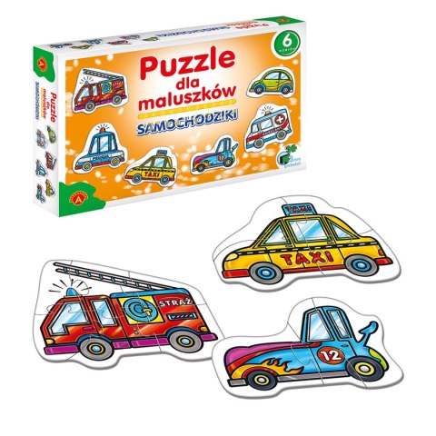 Puzzle SAMOCHODZIKI DLA MALUCHÓW mix el. Alexander (5906018005370)