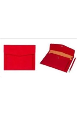 Teczka ofertowa koperta na napy A4 kolor: czerwony 1 kieszeni Antra