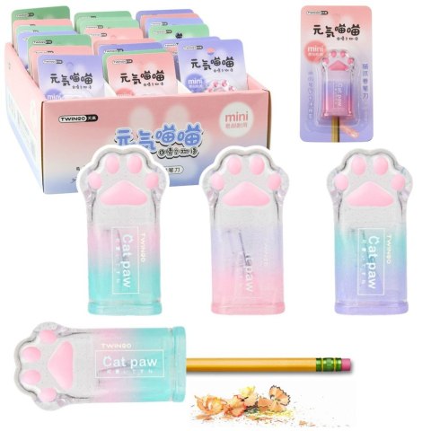 Temperówka Łapka Kotka Do Cienkich Kredek Lean (25211)