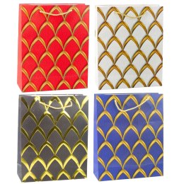 Torba prezentowa Elegancka Złote Zdobienia [mm:] 320x260x 120 Lean (22249)