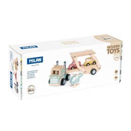 Zabawka edukacyjna Auto z lawetą Milan (660525)